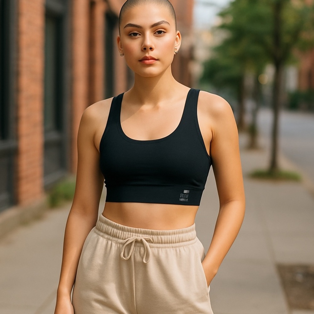 Women's Black Sports Bra
